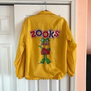 80’s vintage yellow windbreaker rain jacket coat